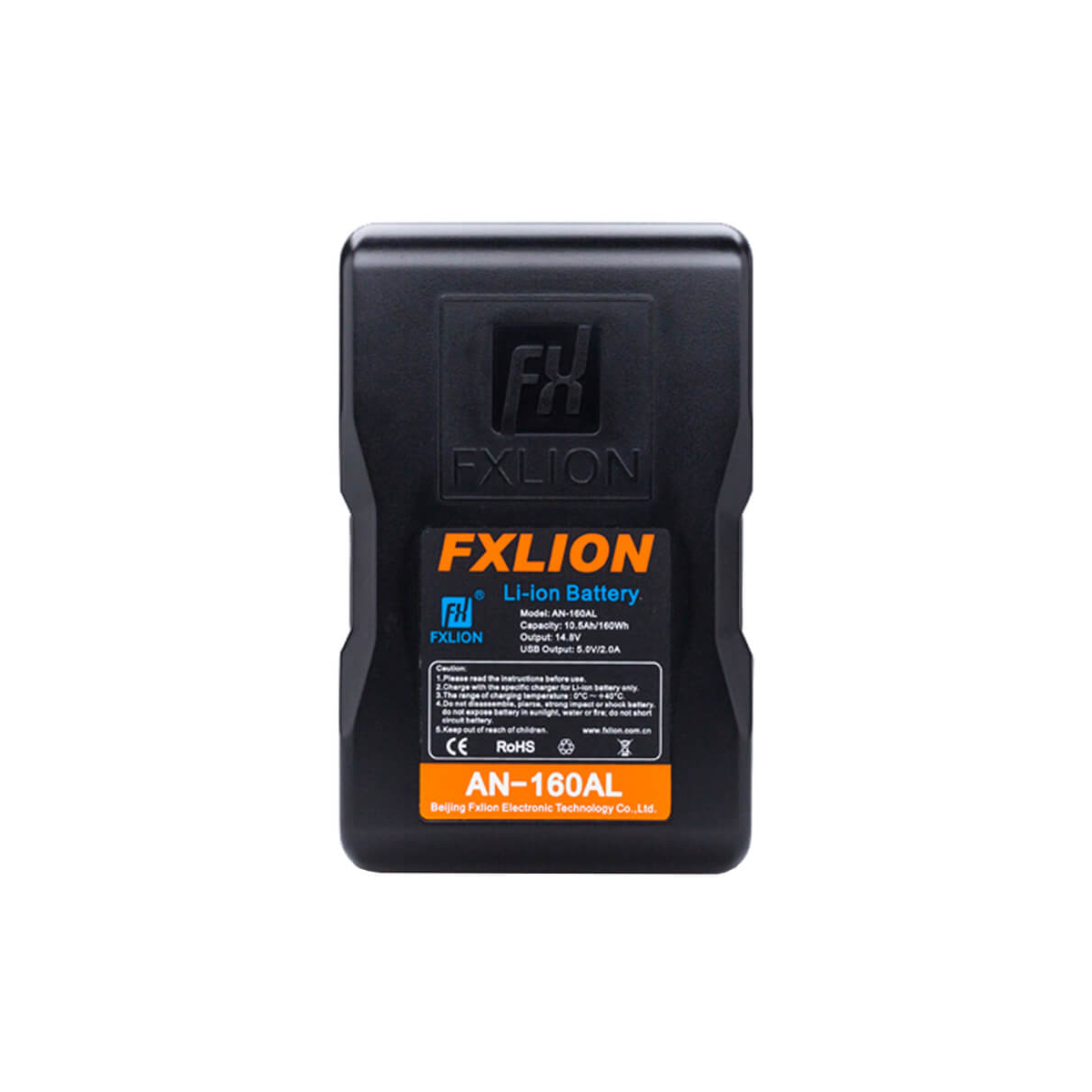 【Fxlion】AN-160AL Cool Blue Gold-Mount Battery with LCD Screen