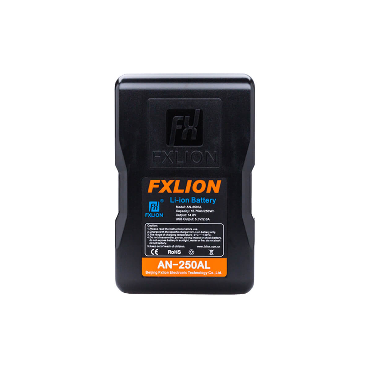 【Fxlion】AN-250AL Cool Blue Gold-Mount Battery with LCD Screen