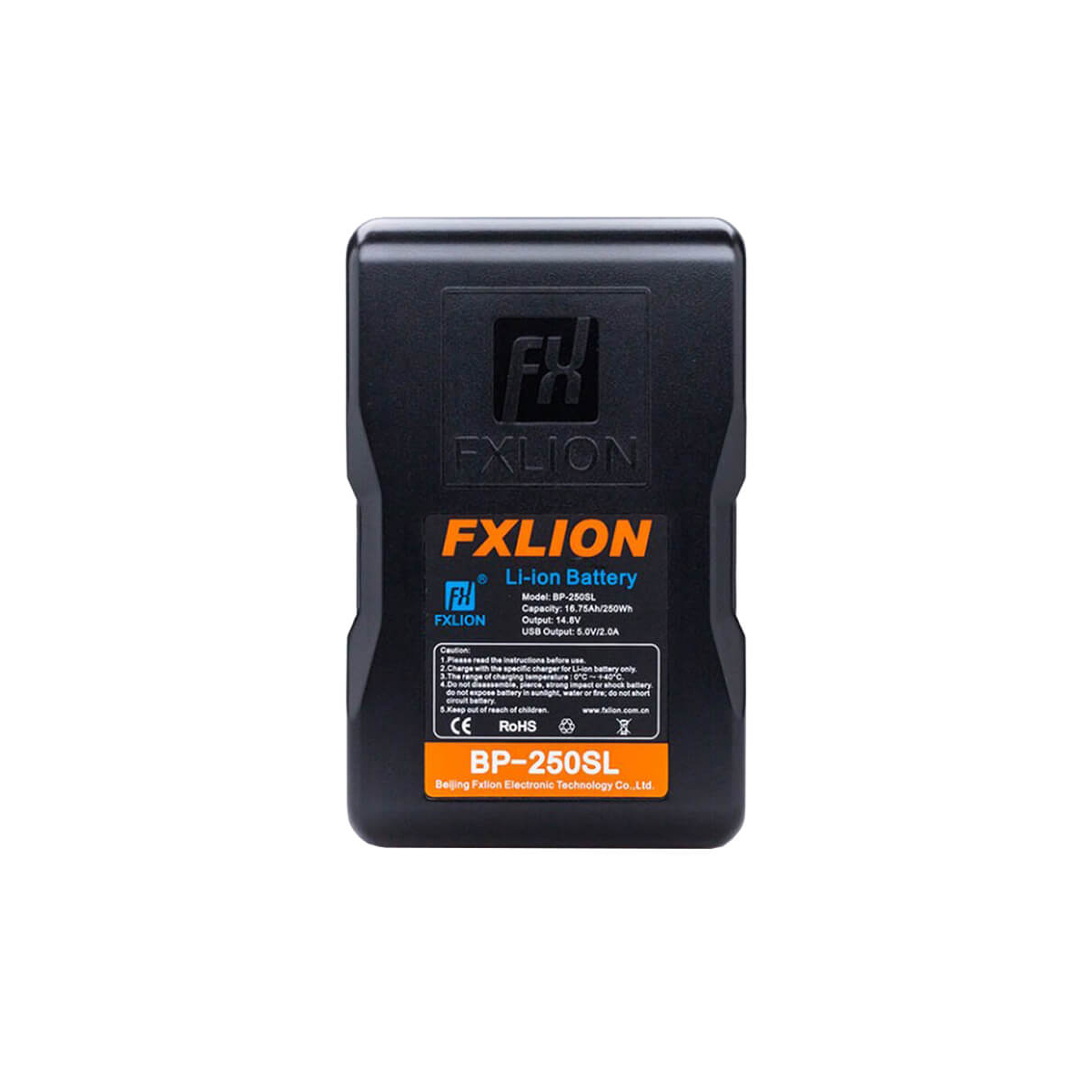 【Fxlion】BP-250SL Cool Blue V-Mount Battery with LCD Screen