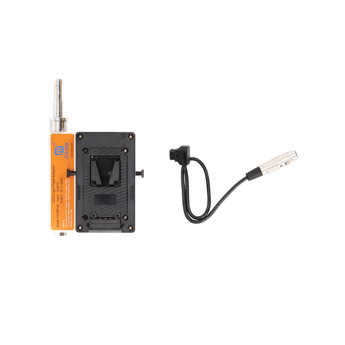 【Fxlion】FX-2BP-24 Dual V-Mount High Voltage Adapter Plate