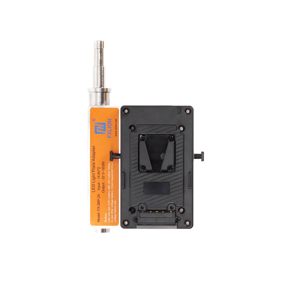 【Fxlion】FX-2BP-24 Dual V-Mount High Voltage Adapter Plate