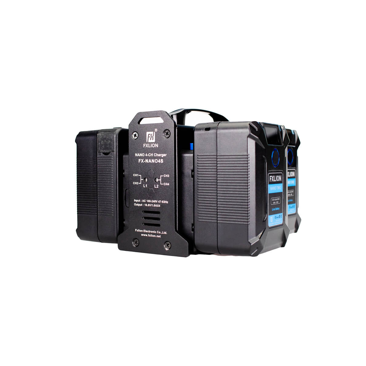 【Fxlion】FX-NANO4S NANO 4-Channel V-Mount Charger