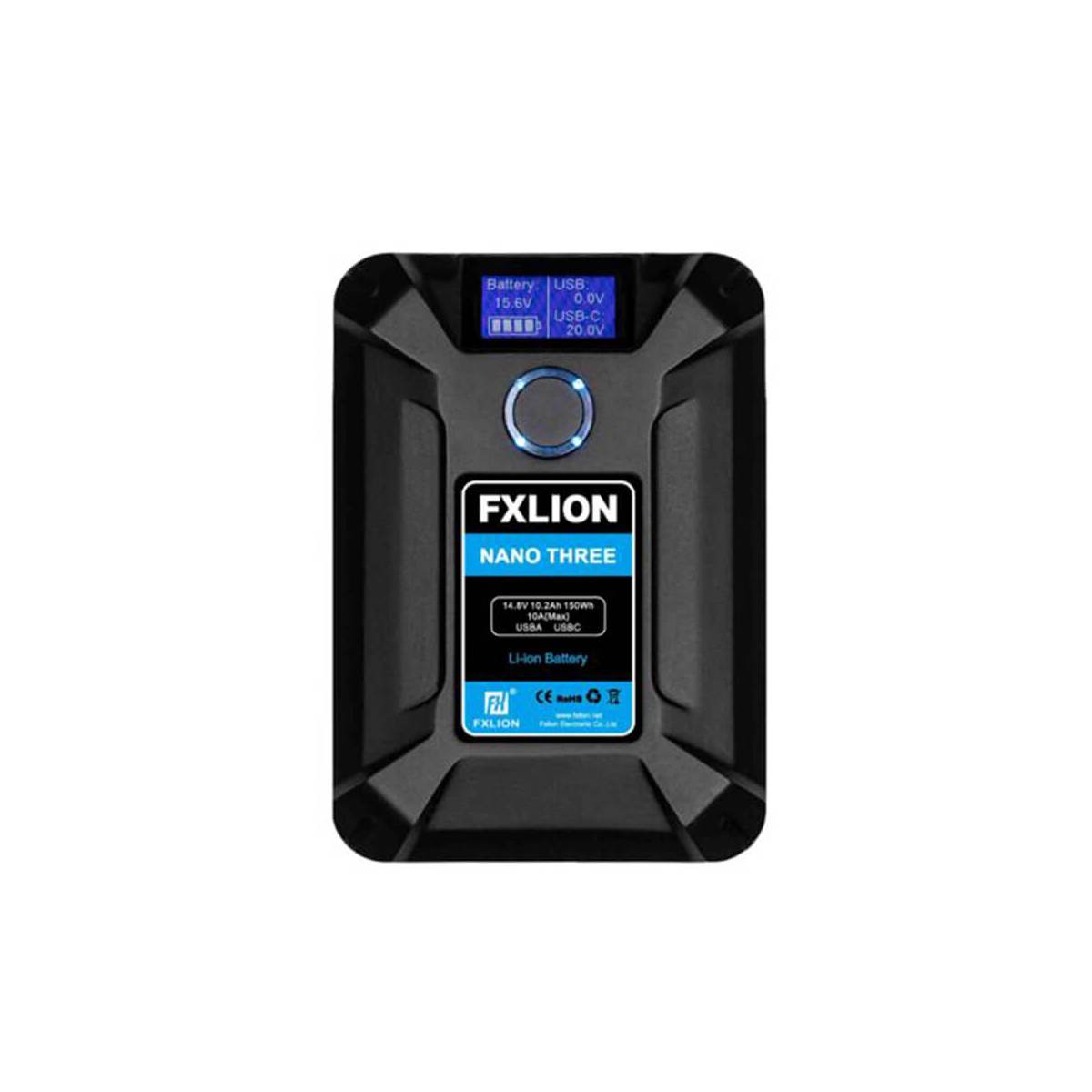 【Fxlion】NANO THREE 150Wh V-Mount Nano Battery with LCD Screen