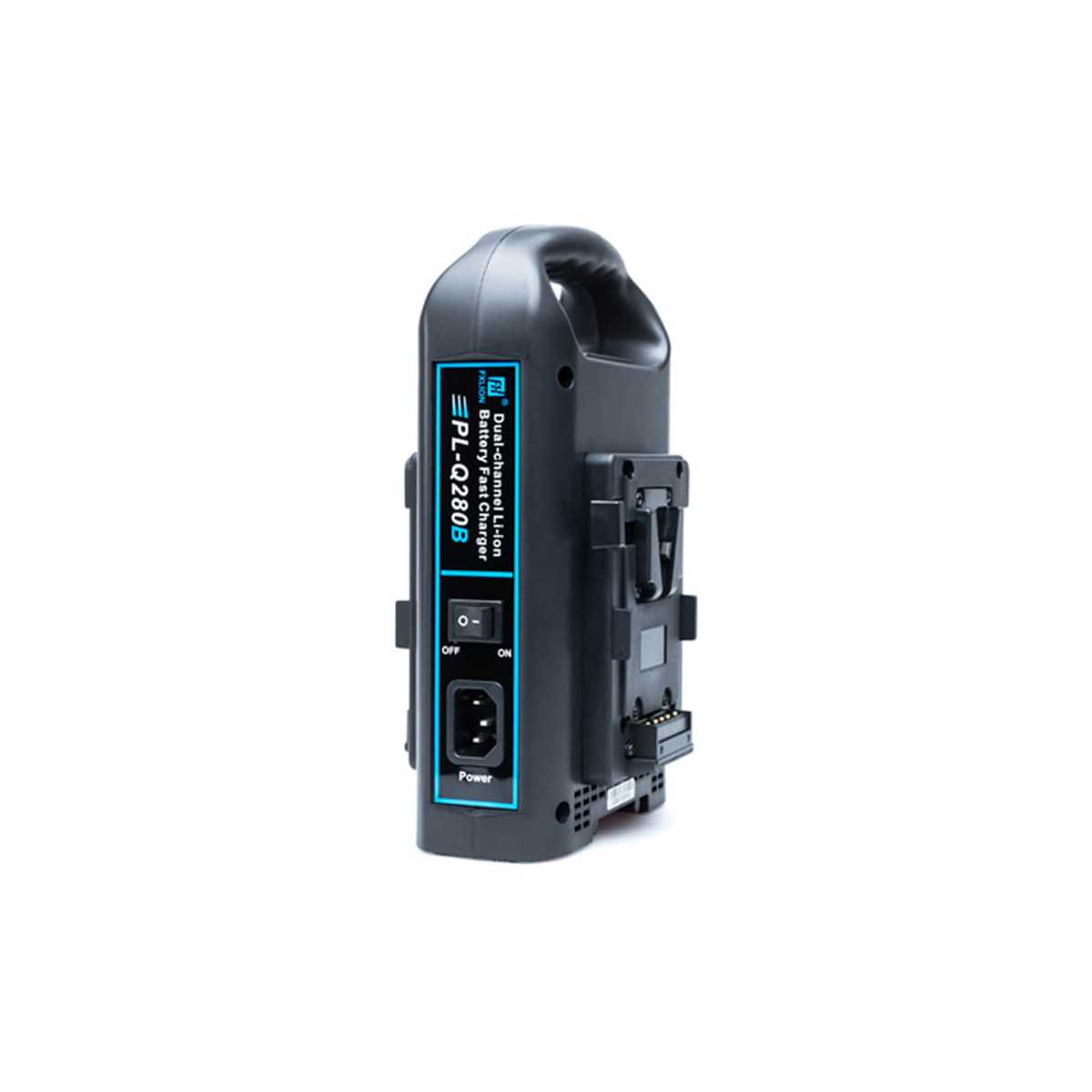 【Fxlion】PL-Q280B 2-Channel V-Mount Fast Charger