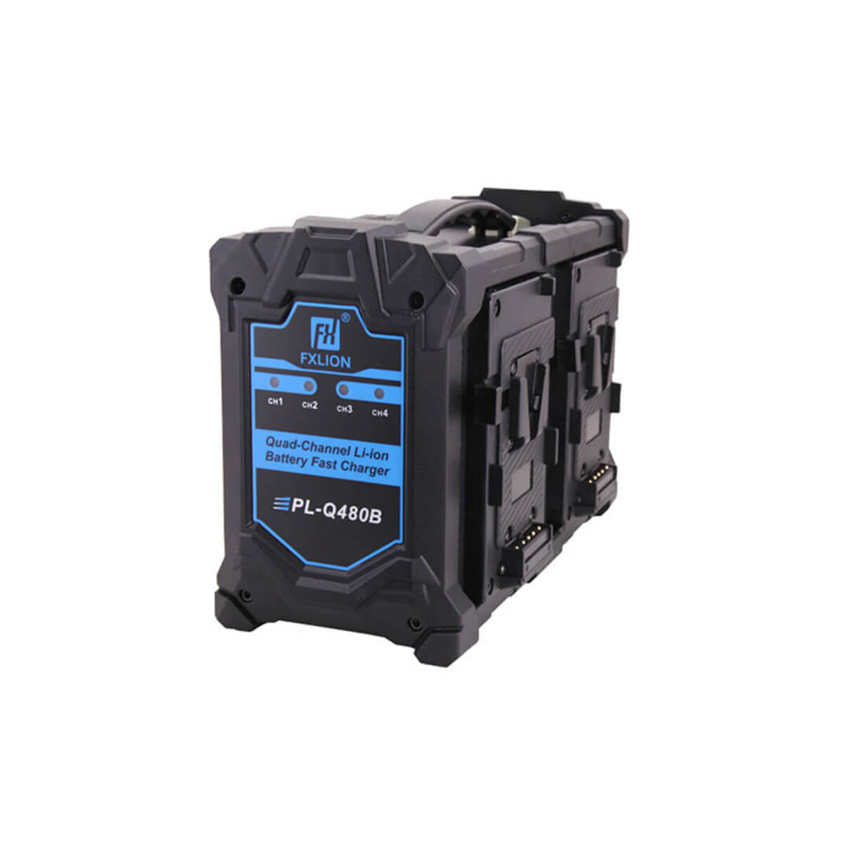 【Fxlion】PL-Q480B 4-Channel V-Mount Fast Charger