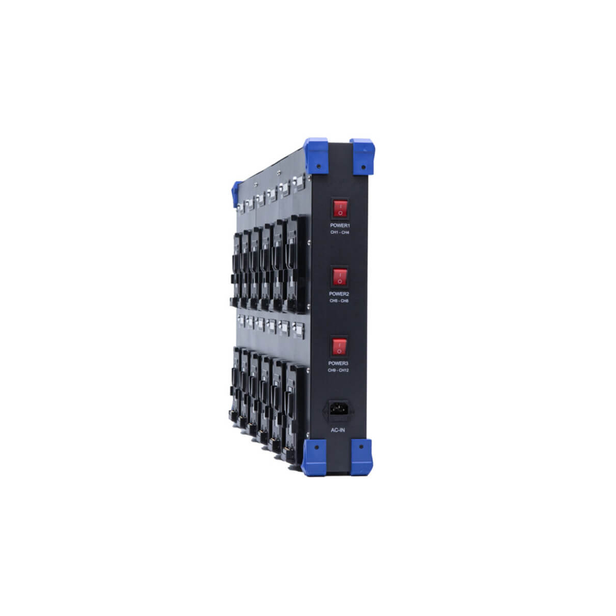 【Fxlion】PL-Q4B12 12-Channel V-Mount Wall Chargers