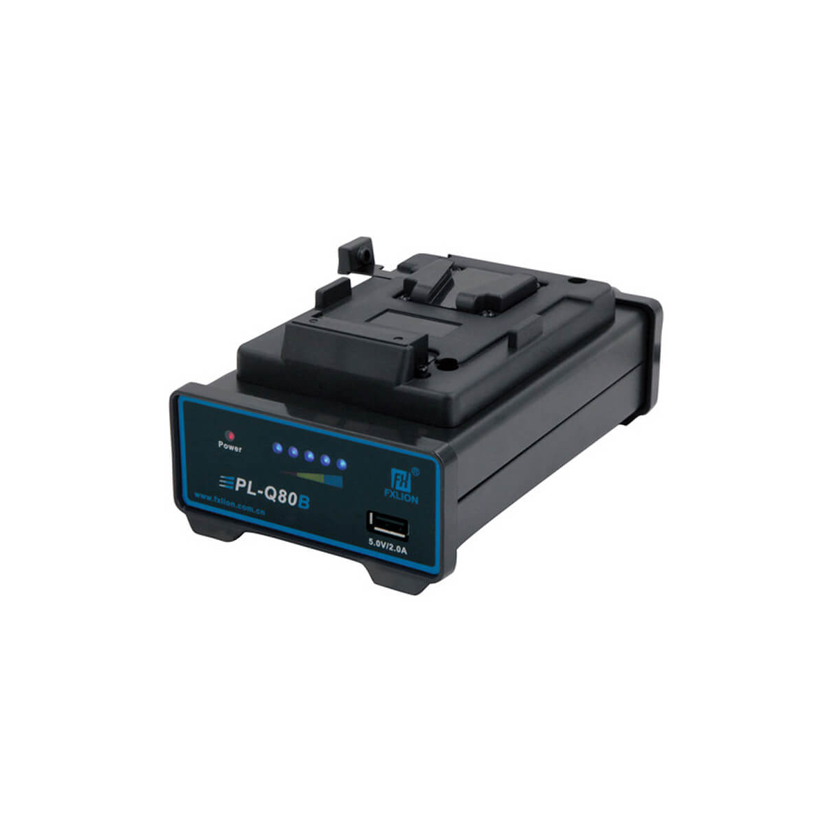 【Fxlion】PL-Q80B 1-Channel V-Mount Fast Charger