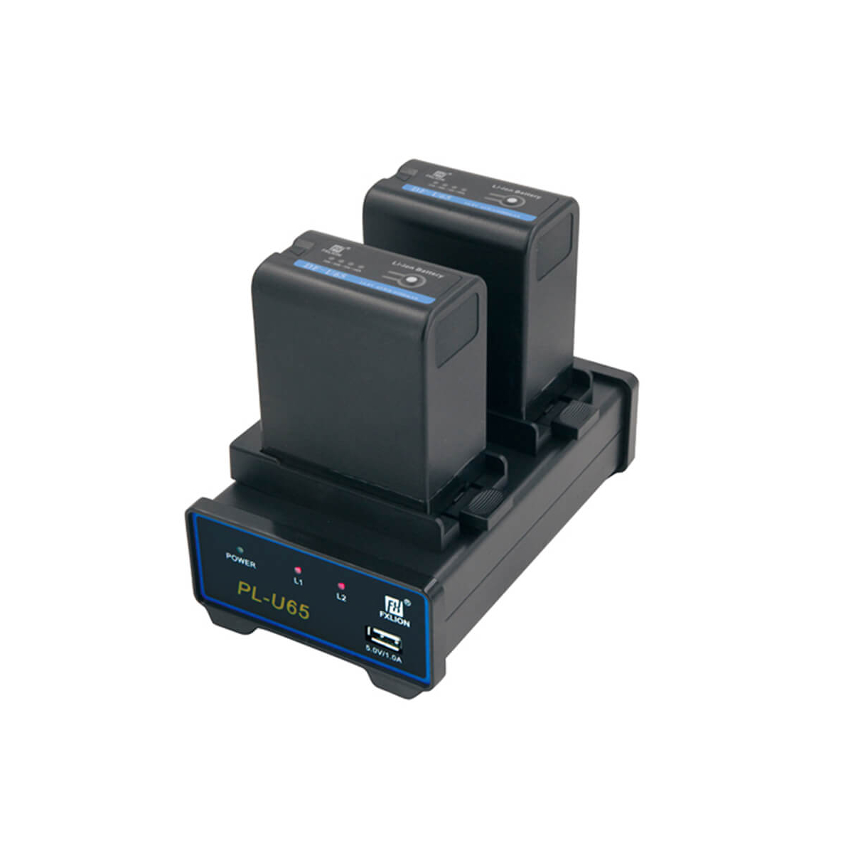 【Fxlion】PL-U65 2-Channel Battery Charger for Sony BP-U