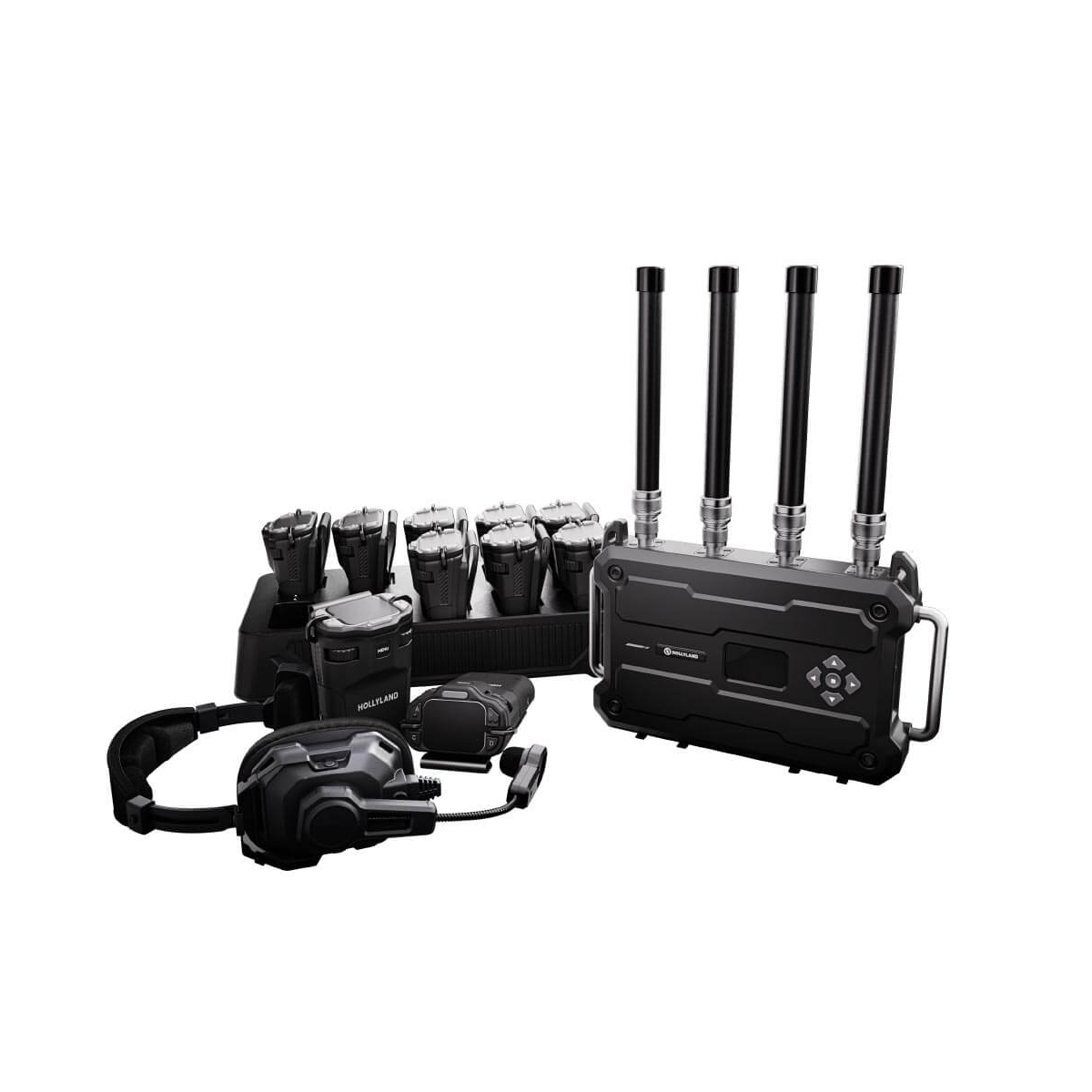 【Hollyland】Solidcom H1-10S 10 Person Noise Cancelling Headset Intercom