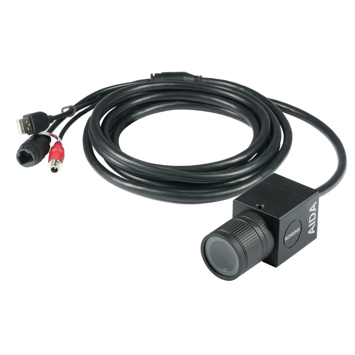 【AIDA Imaging】FHD NDI|HX/IP/SRT PoE Weatherproof IP54 POV Camera with 2.8-12mm Varifocal Lens