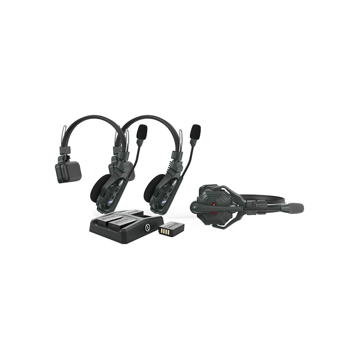 【Hollyland】Solidcom C1 Full-Duplex Wireless Intercom System with 3 Headsets