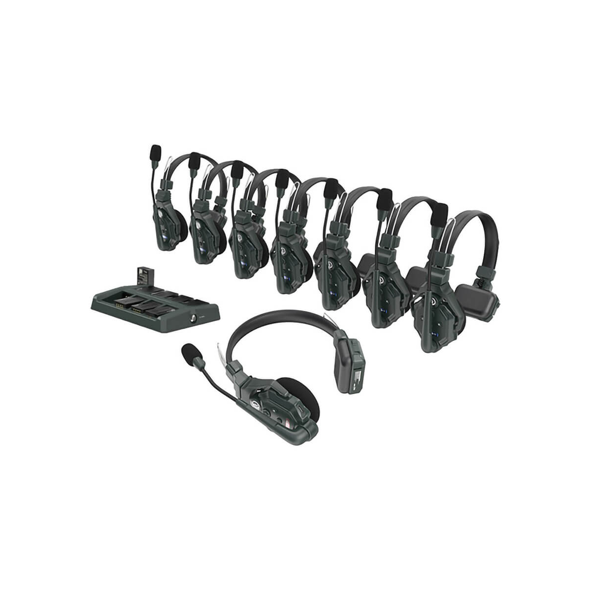 【Hollyland】Solidcom C1 Full-Duplex Wireless Intercom System with 8 Headsets