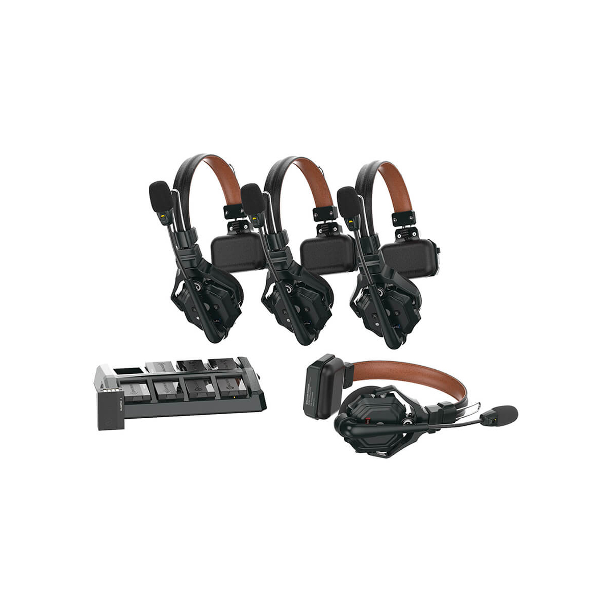 【Hollyland】Solidcom C1 Pro Full-Duplex ENC Wireless Intercom System with 4 Headsets