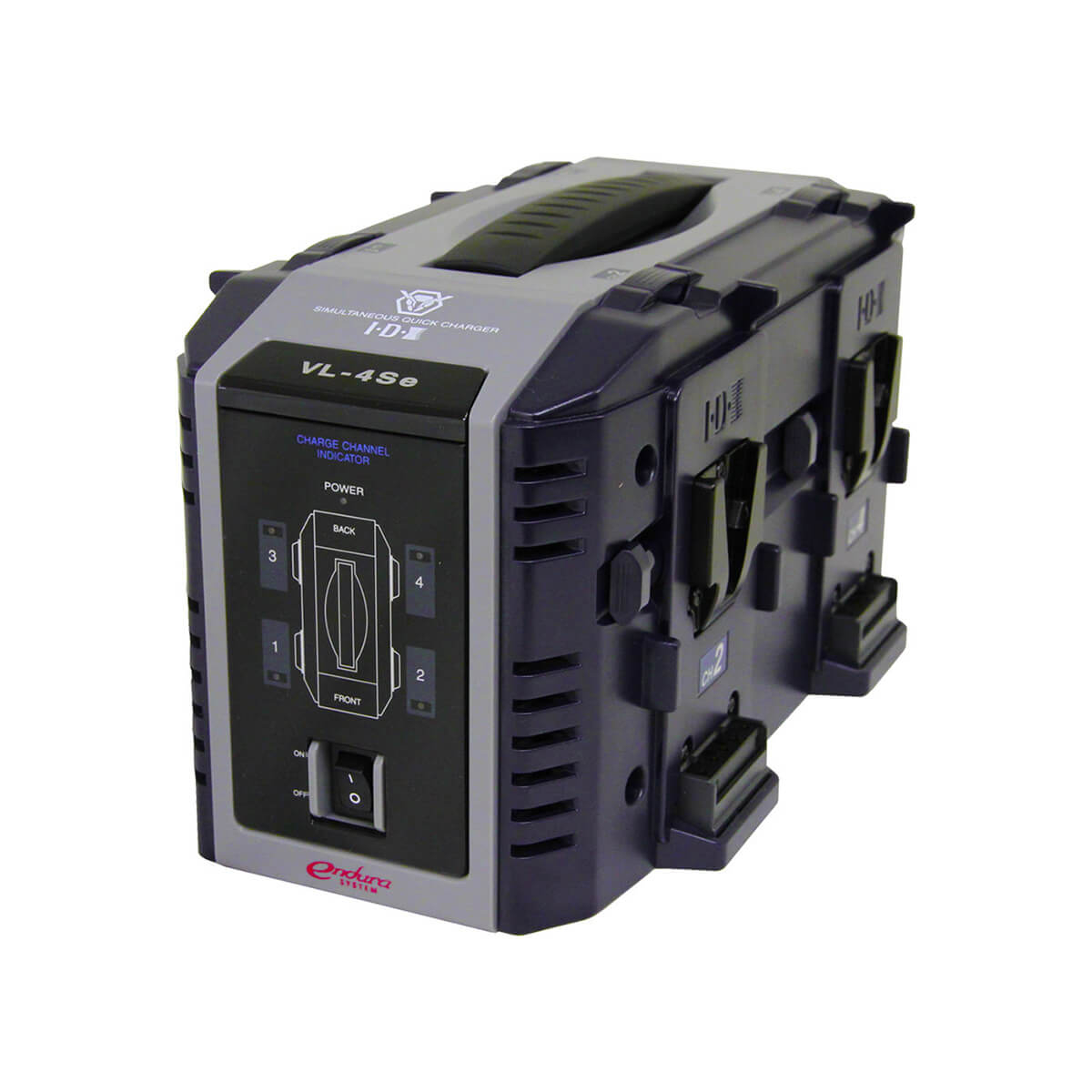 【IDX】4 Channels Simultaneous Li-ion V-Mount Battery Charger