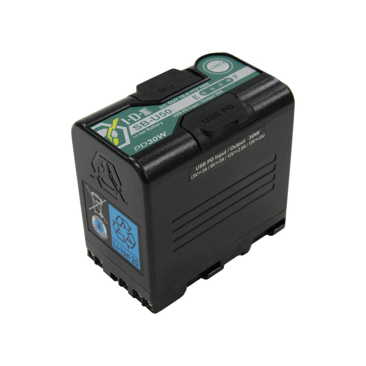 【IDX】48Wh 14.4v Lithium Ion Battery for SONY U-Type Mount
