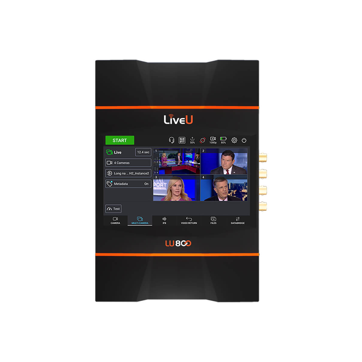 【LiveU】LU800-HDR HD/4K Multiple Network Bonding Video Portable Transmission Unit