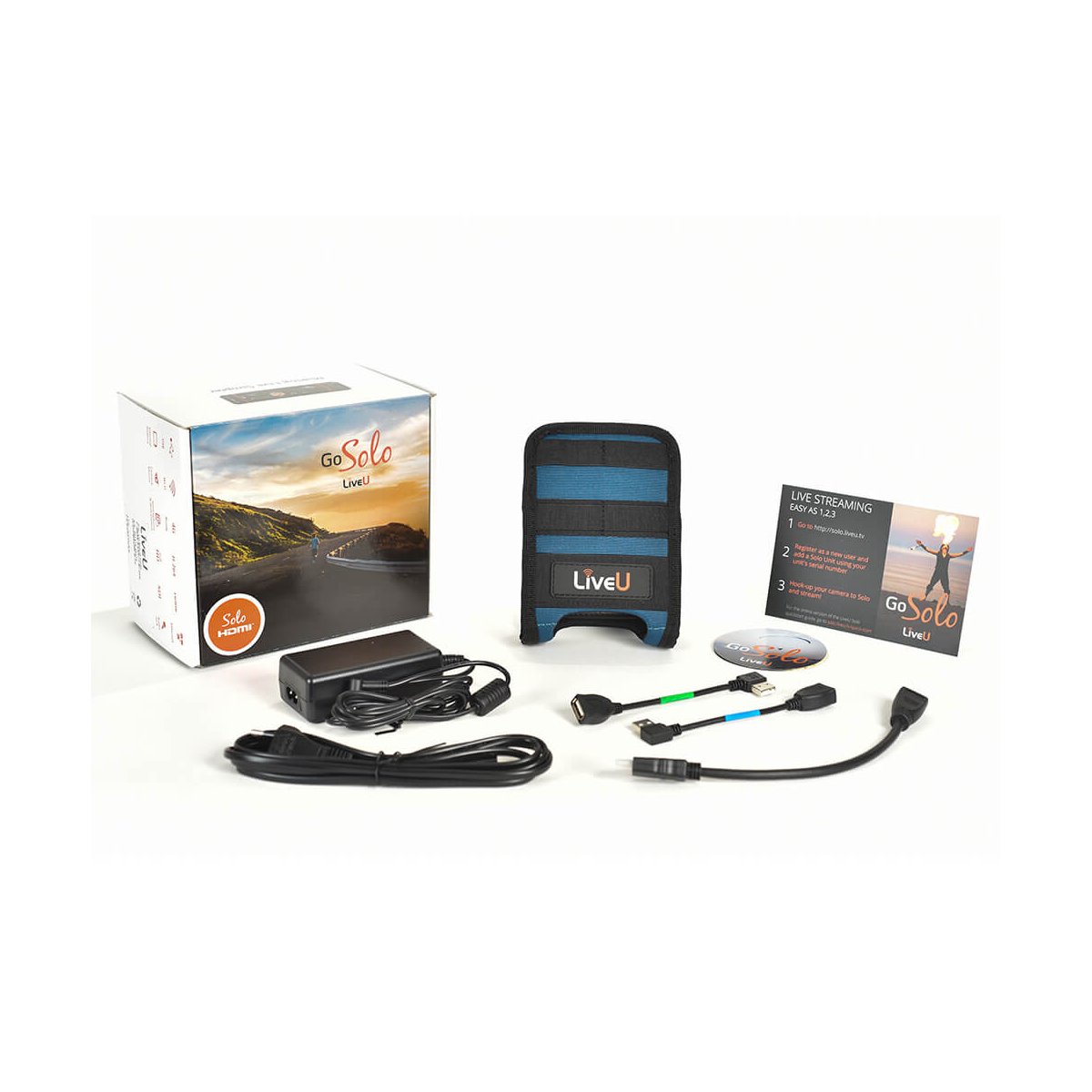 【LiveU】SOLO (HDMI/SDI) Multiple Network Bonding Streaming Device