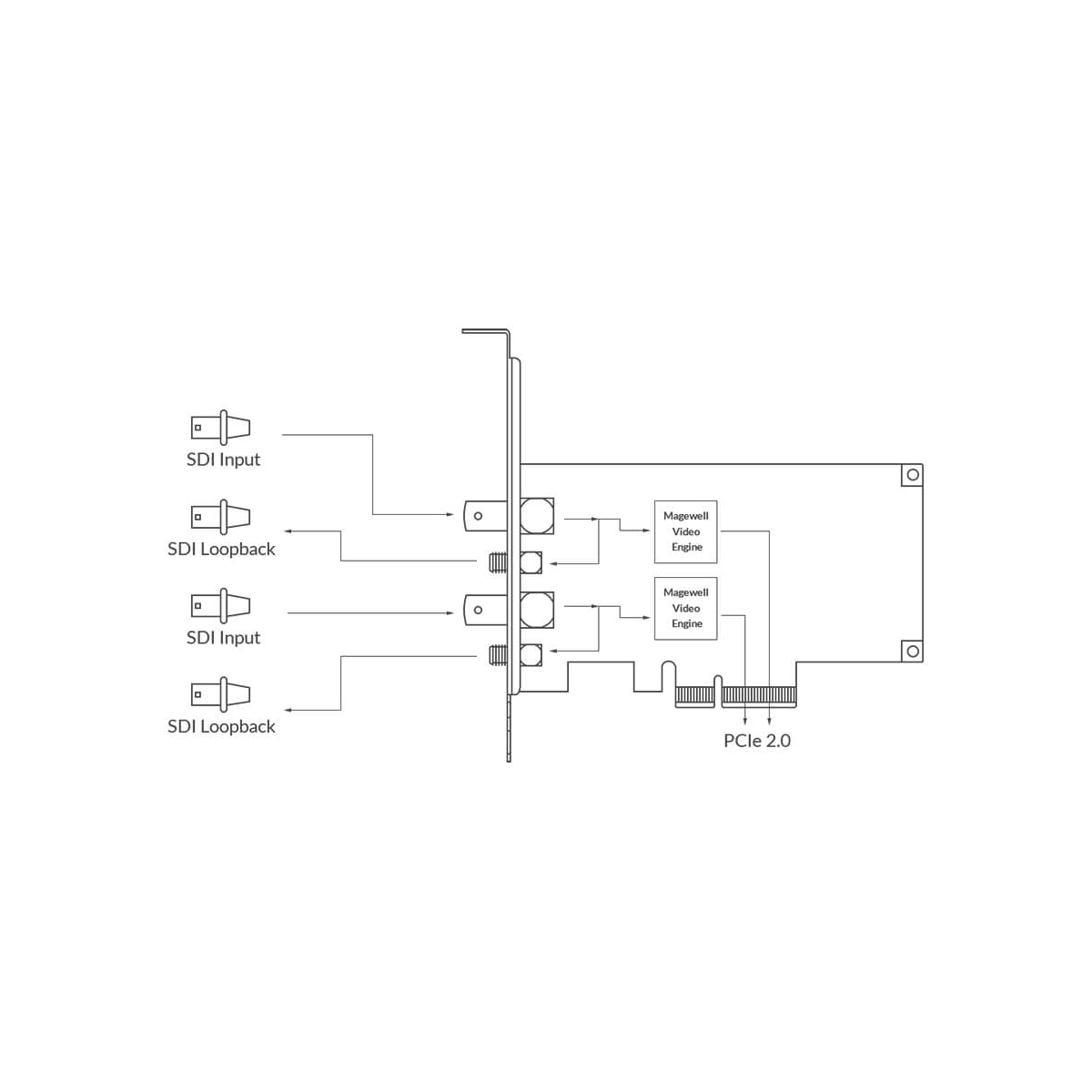 【Magewell】Pro Capture Dual SDI Two-Channel Capture Card