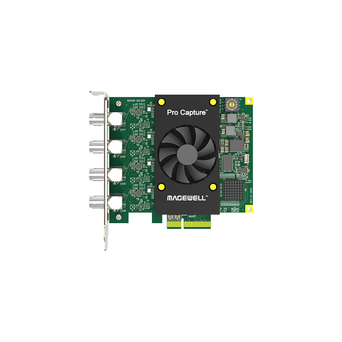 【Magewell】Pro Capture Quad SDI Four-Channel Capture Card