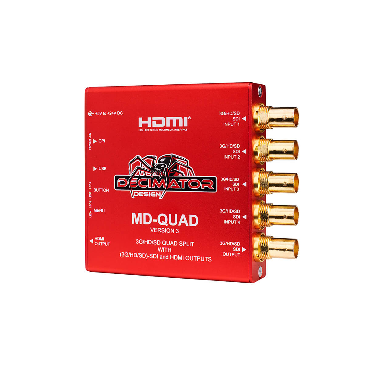 【Decimator Design】MD-QUAD V3 SDI QUAD-SPLIT Converter