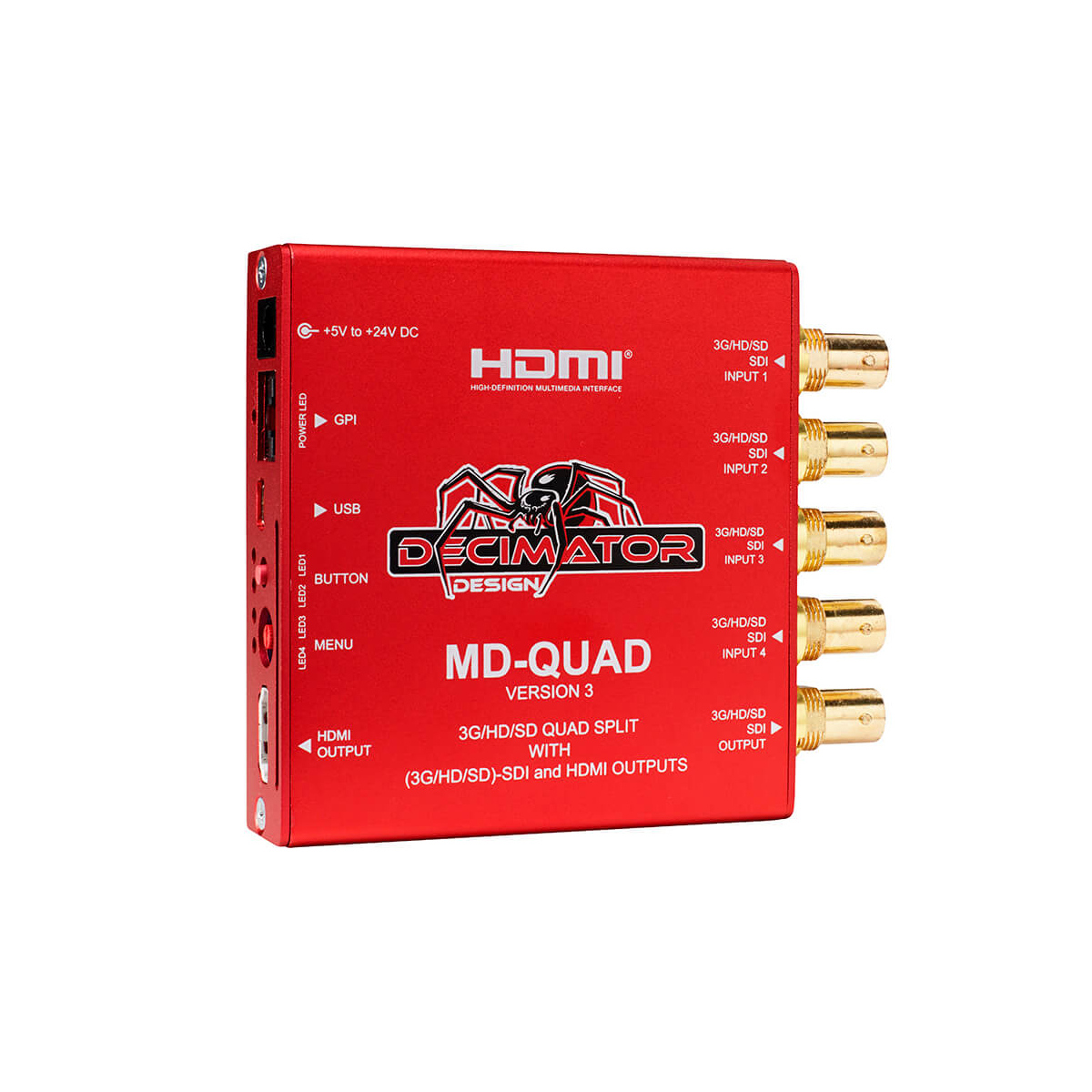 【Decimator Design】MD-QUAD V3 SDI QUAD-SPLIT Converter