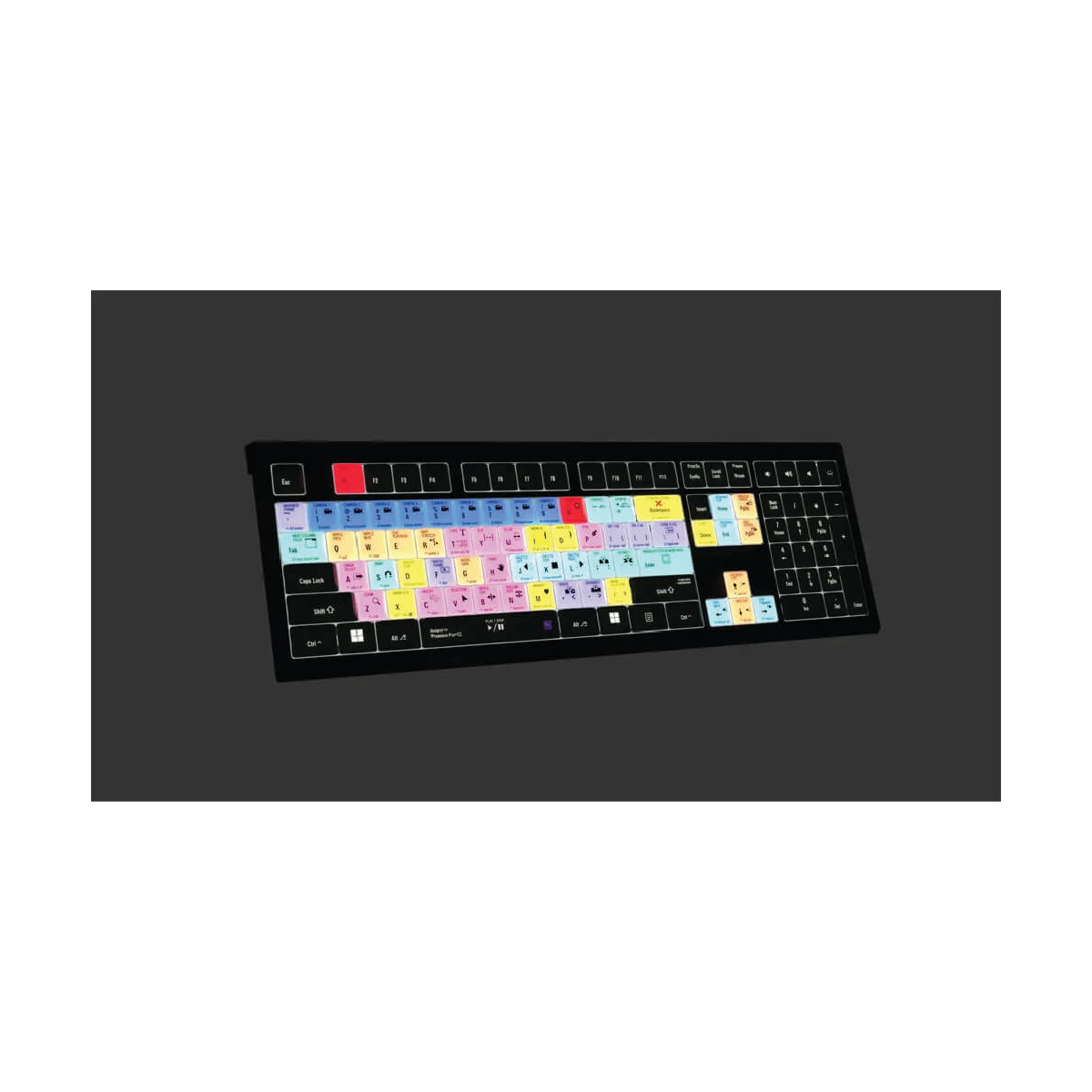 【Logickeyboard】Adobe Premiere Pro CC Astra2 Backlit Keyboard - windows