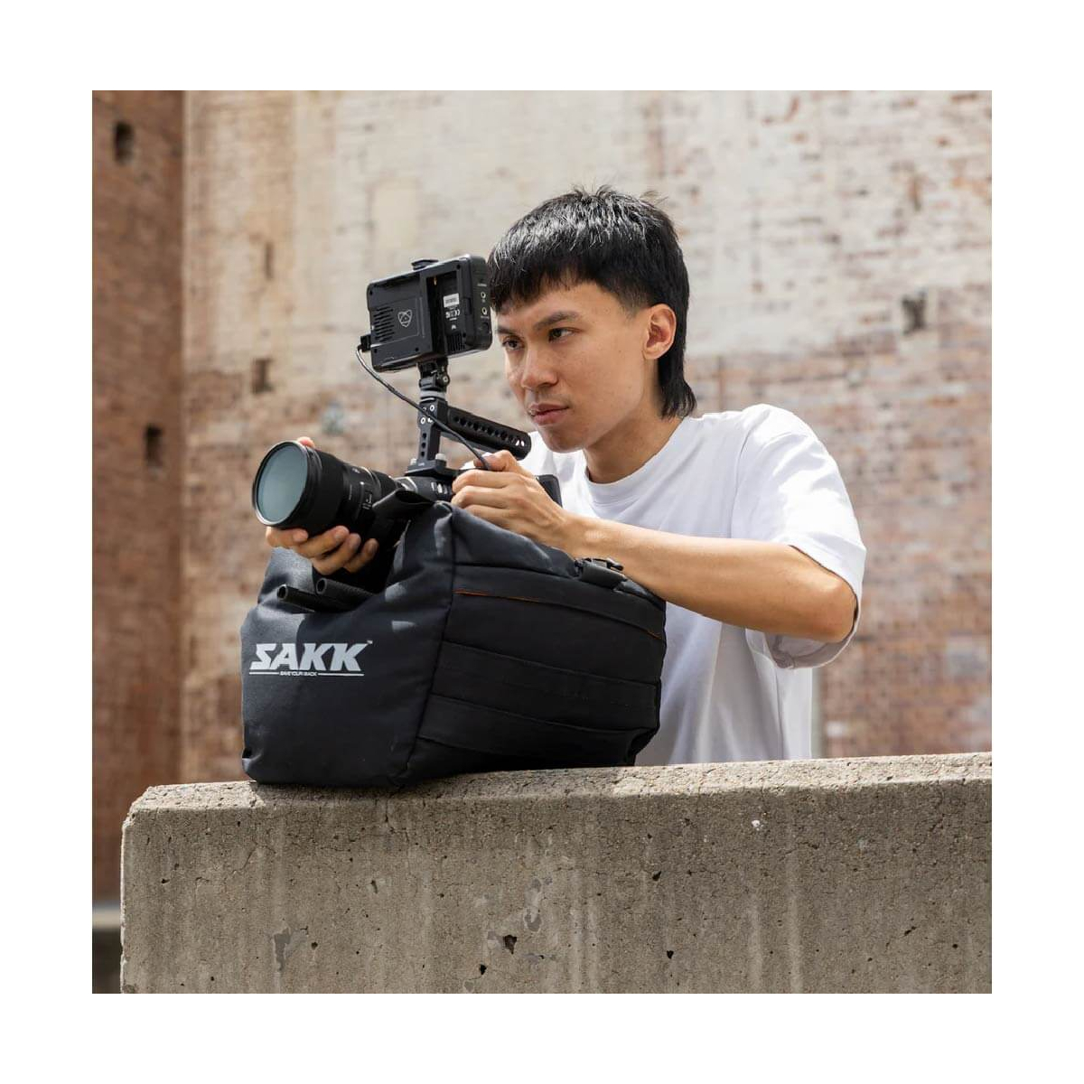 【Sakk】Camera Saddle water resistant canvas super light