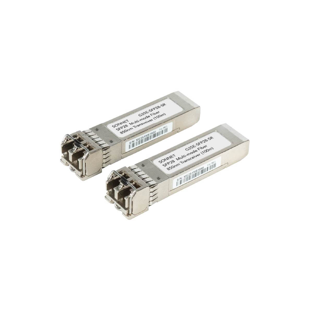 【Sonnet Technologies】SFP28 10/25Gb Short Range Tranceiver