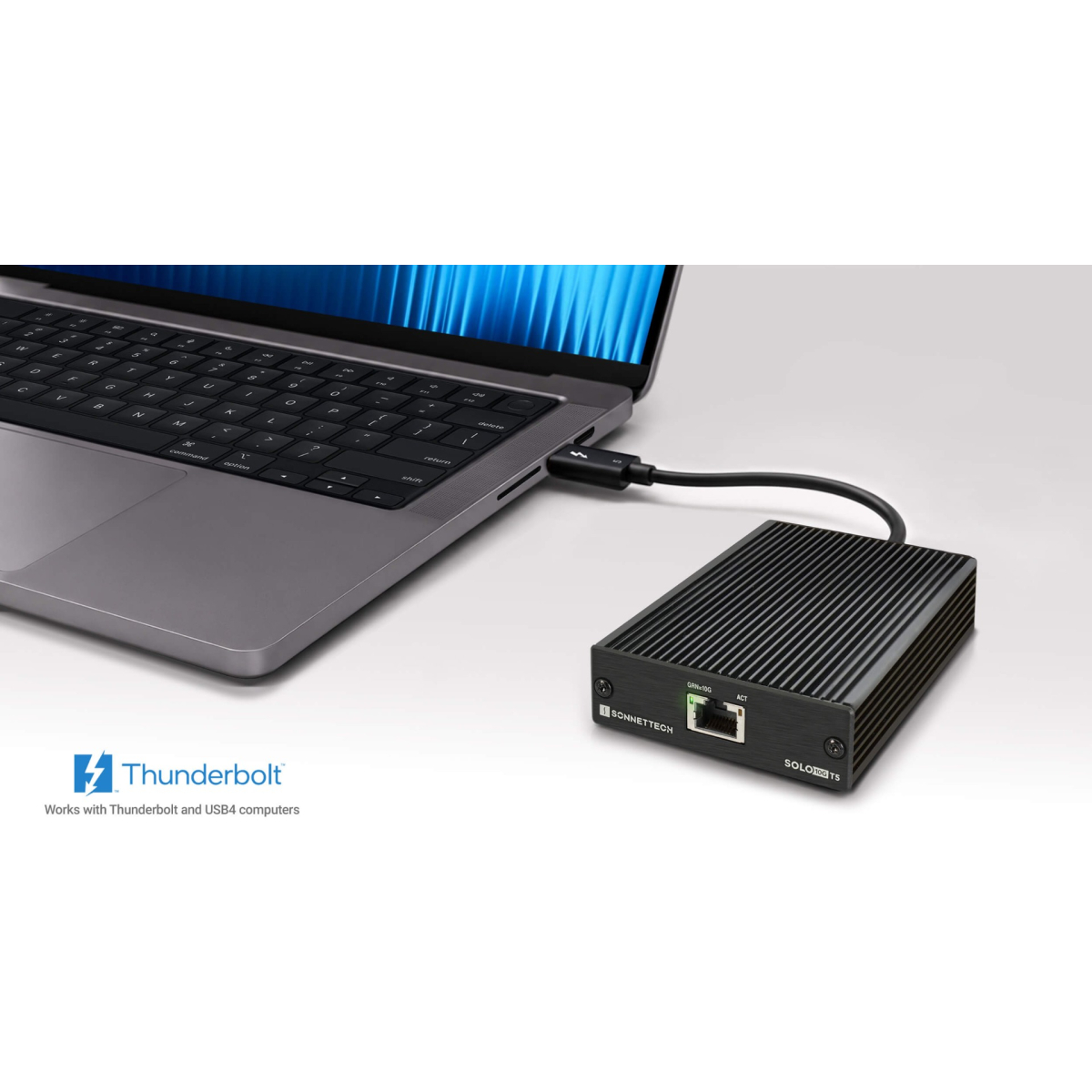 【Sonnet Technologies】Solo10G Thunderbolt 5 10Gb Ethernet Adapter