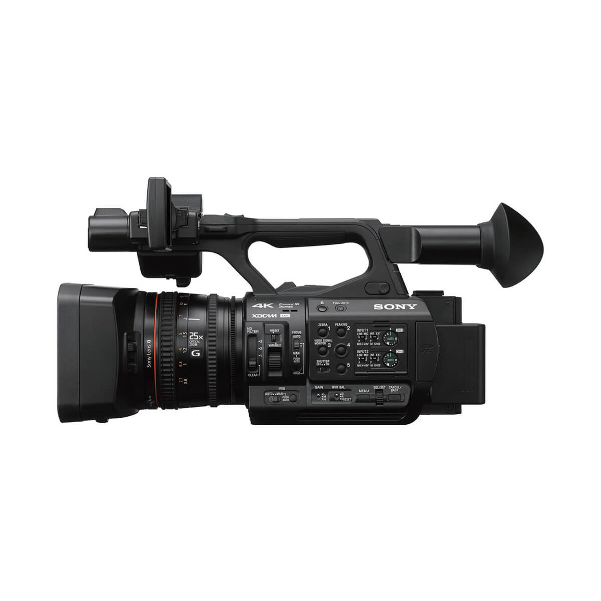 【Sony】PXW-Z190 4K Handheld Camcorder with 25x Zoom