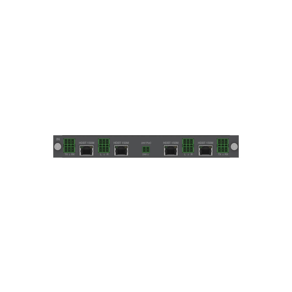 【Sprolink】Input Module for MX Series - 4-Port 2K HDBaseT 150 Meters