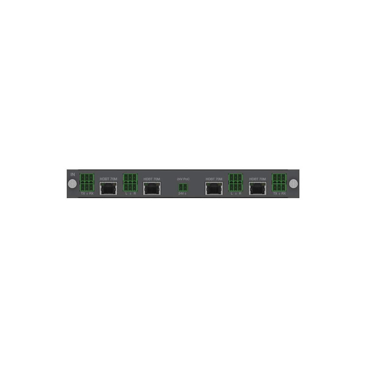 【Sprolink】Input Module for MX Series - 4-Port 2K HDBaseT 70 Meters