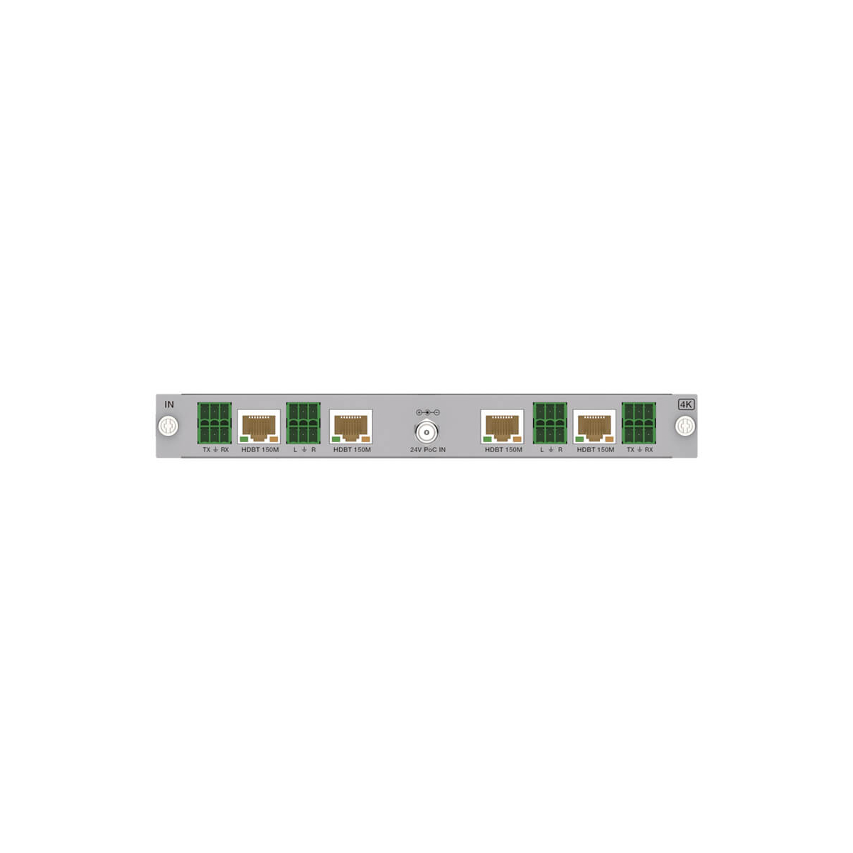 【Sprolink】Input Module for MX Series - 4-Port 4K HDBaseT 150 Meters