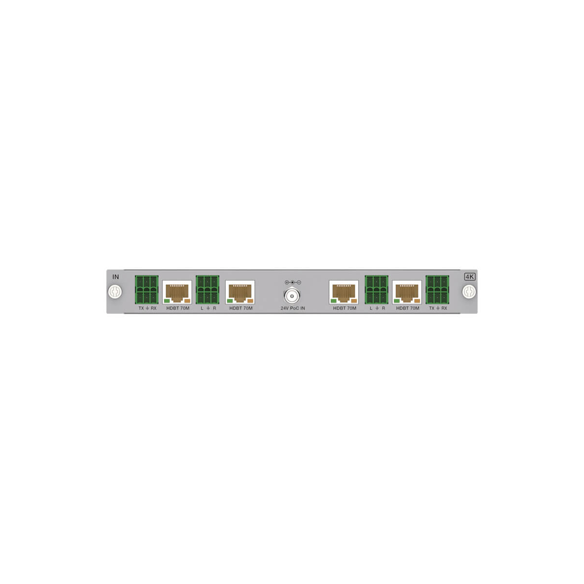 【Sprolink】Input Module for MX Series - 4-Port 4K HDBaseT 70 Meters
