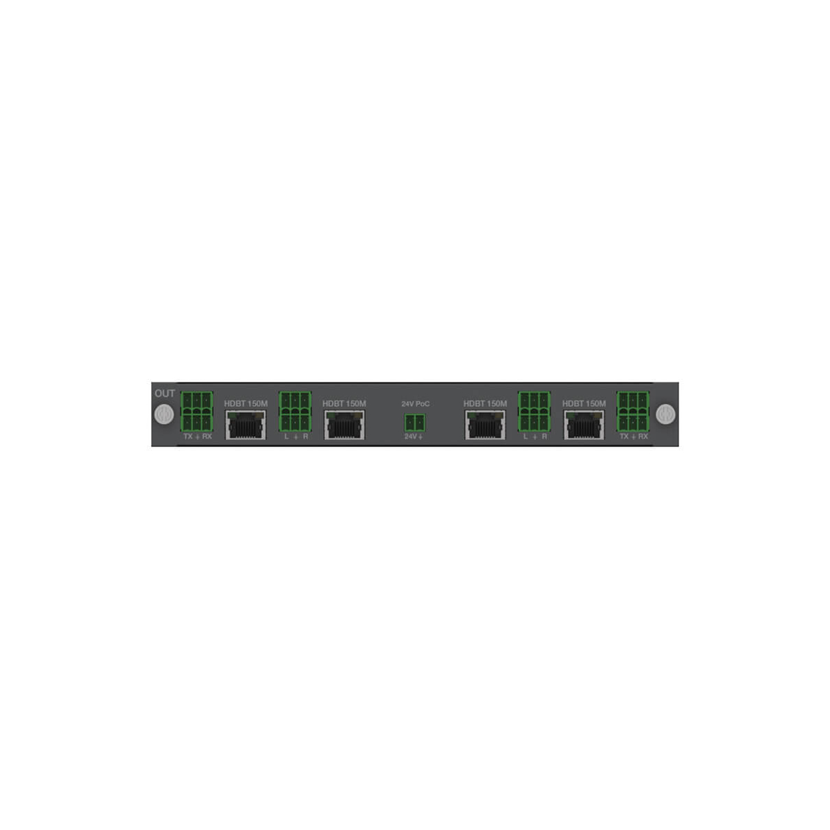 【Sprolink】Output Module for MX Series - 4-Port 2K HDBaseT 150 Meters
