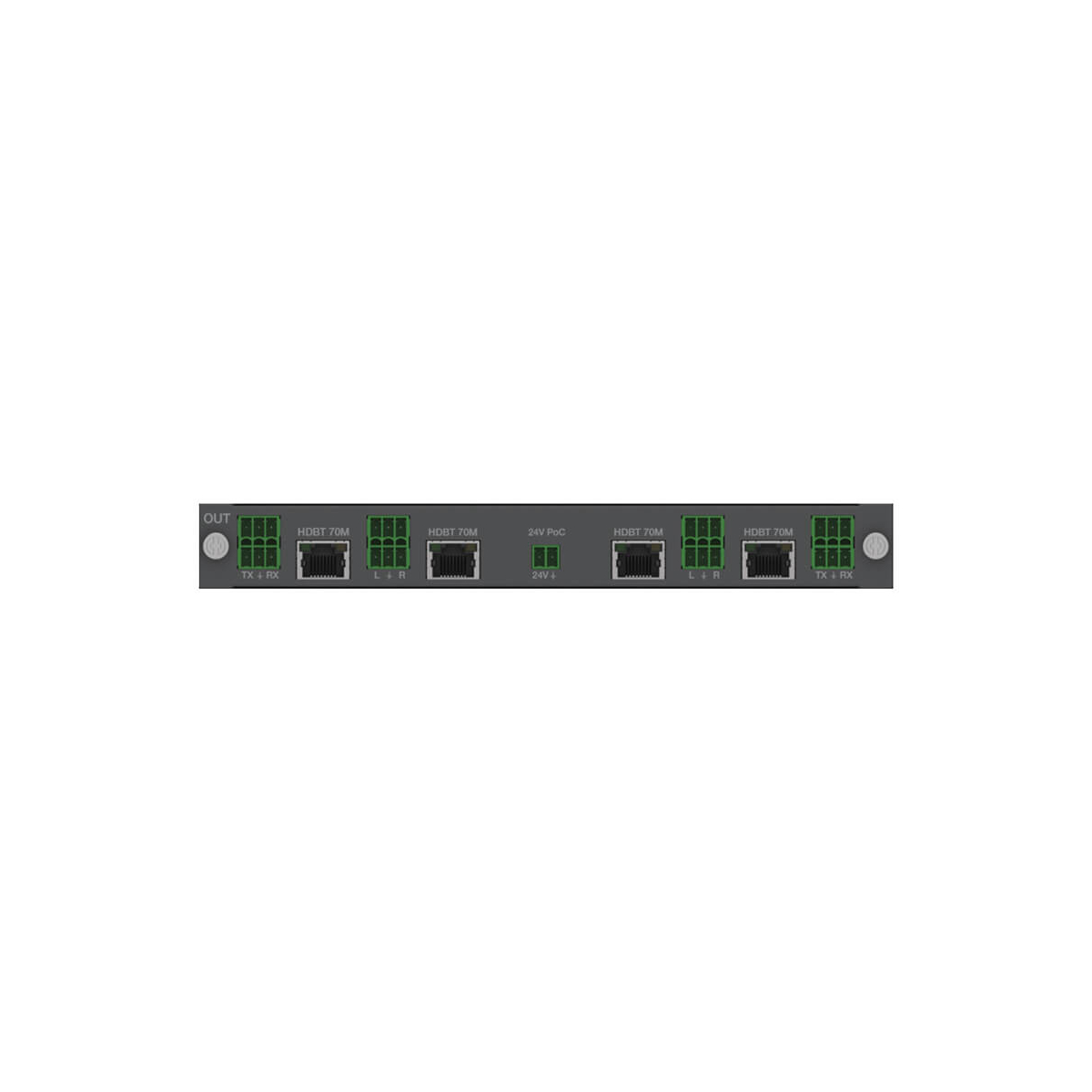 【Sprolink】Output Module for MX Series - 4-Port 2K HDBaseT 70 Meters