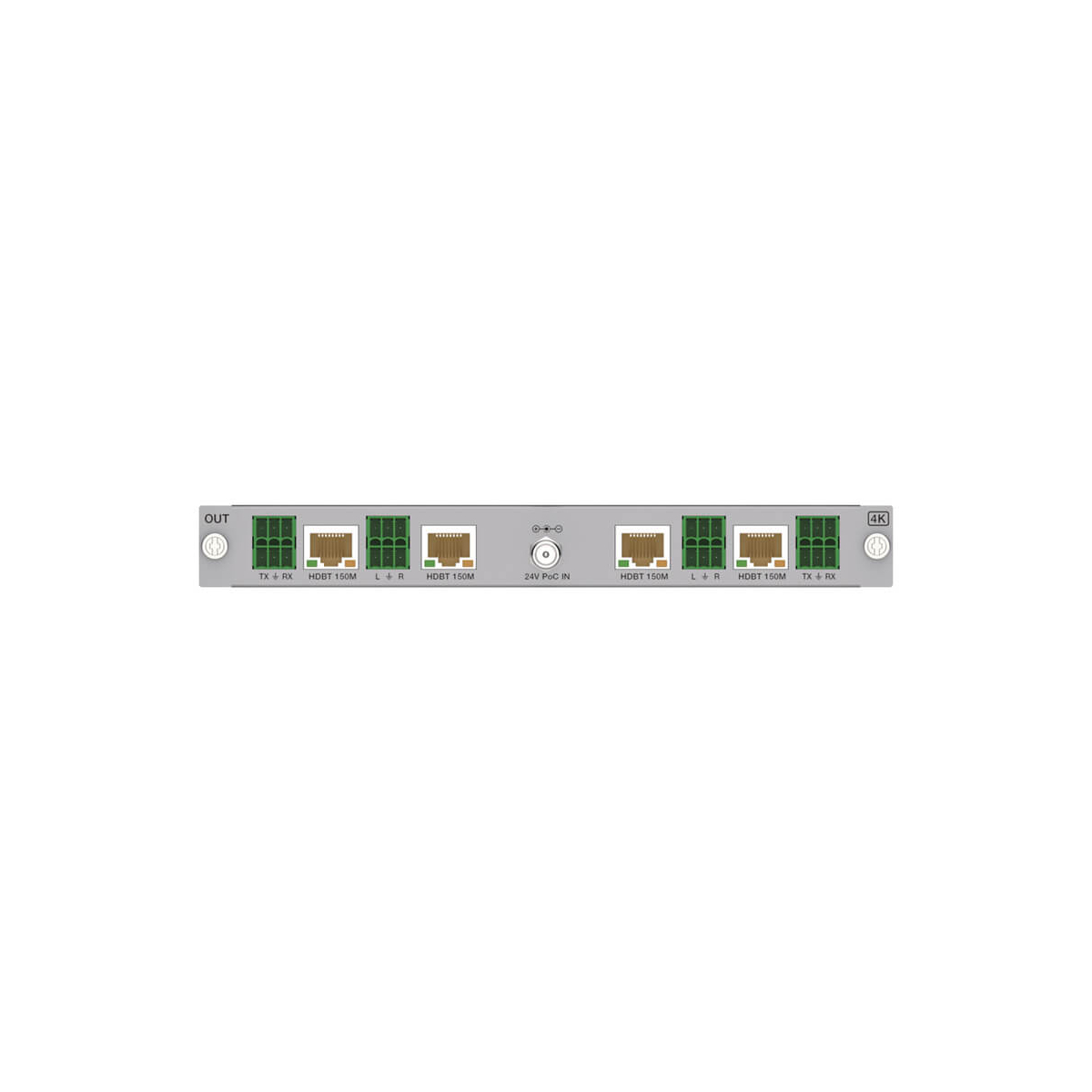 【Sprolink】Output Module for MX Series - 4-Port 4K HDBaseT 150 Meters