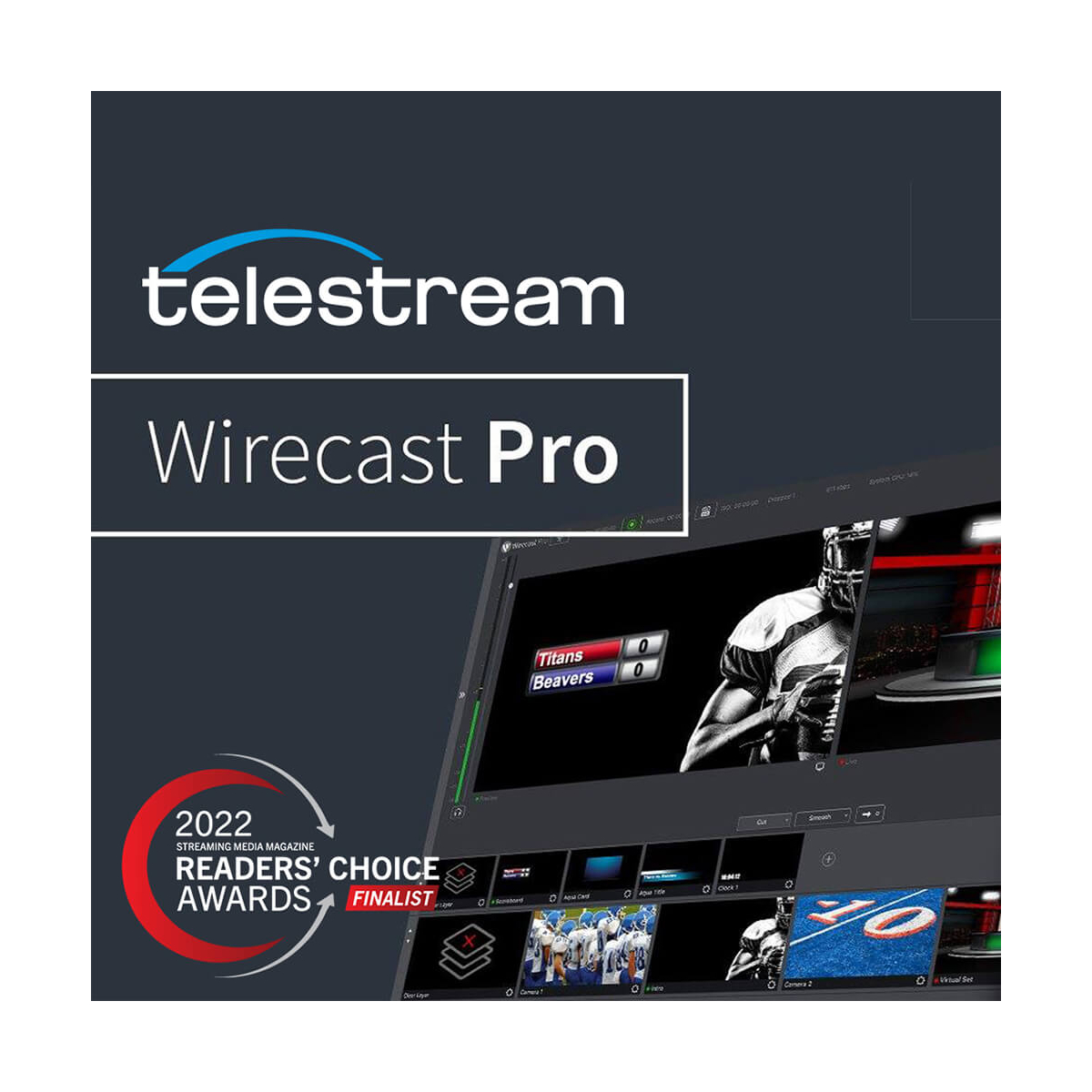 【Telestream】Wirecast Pro Software For Mac
