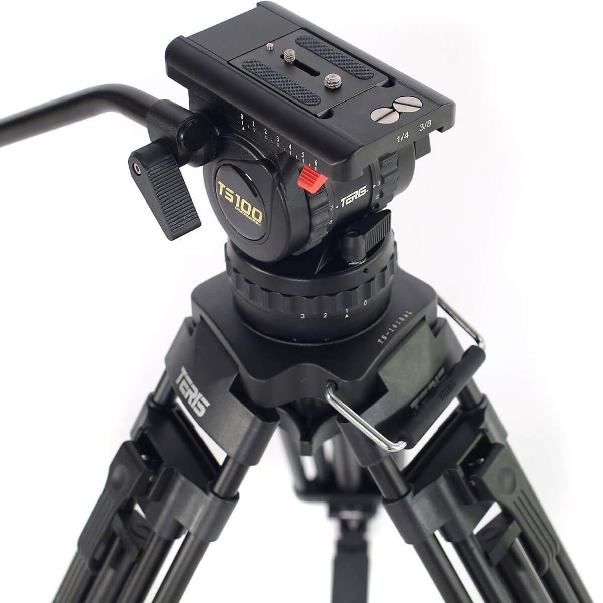 【Teris】TS100CF Fluid Head & Tripod Kit