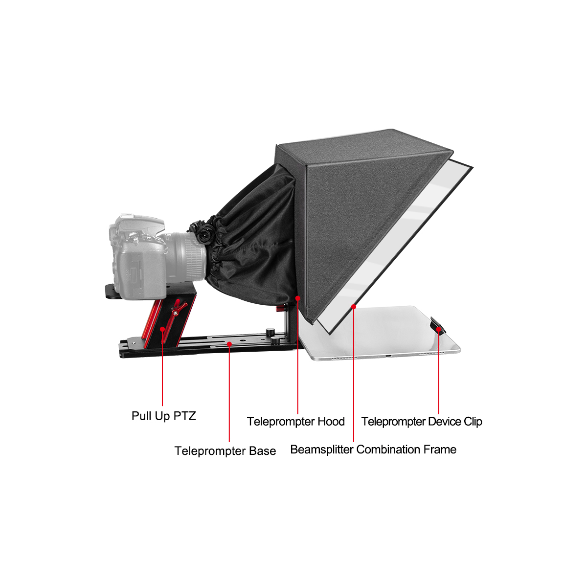 【Desview】TP150 Smartphone/tablet Portable Teleprompter