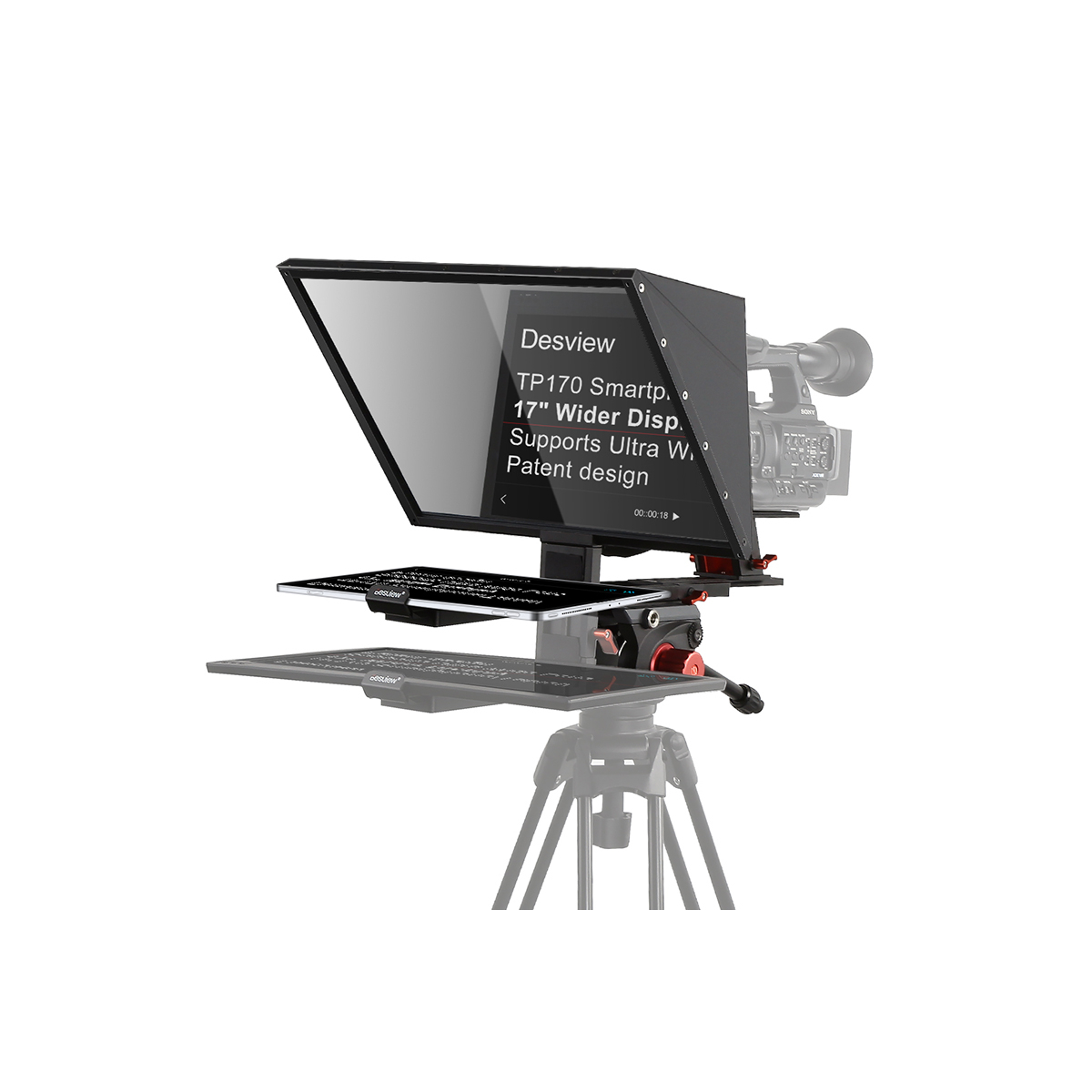 【Desview】TP170 Smartphone/tablet Portable Teleprompter