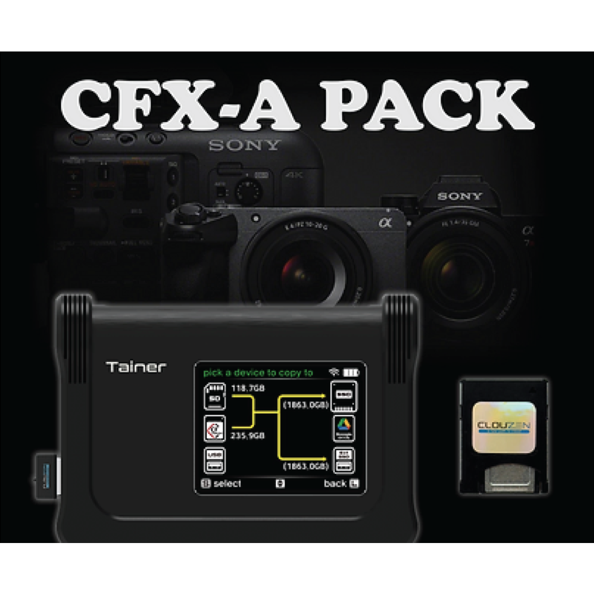 【ClouZen】TAINER Plus CFX-A Pack