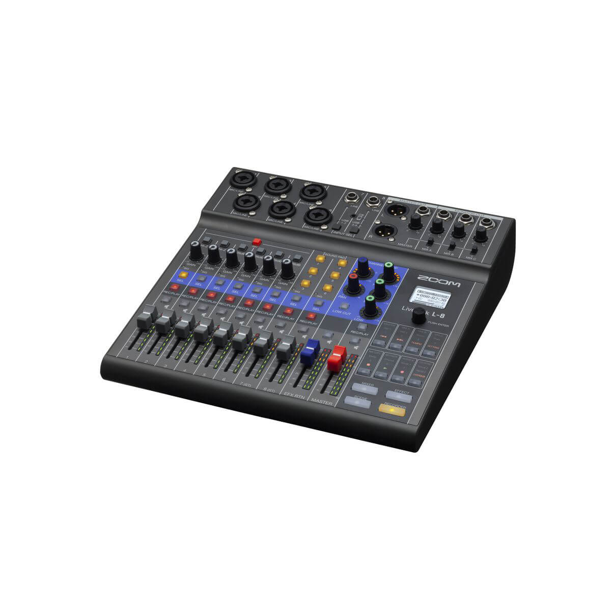 【Zoom】LiveTrak L-8 Digital Mixer + Recorder