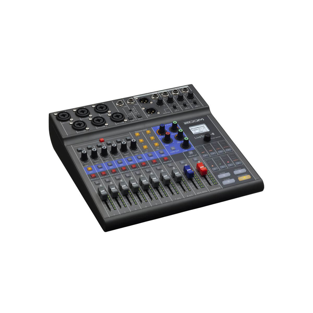 【Zoom】LiveTrak L-8 Digital Mixer + Recorder