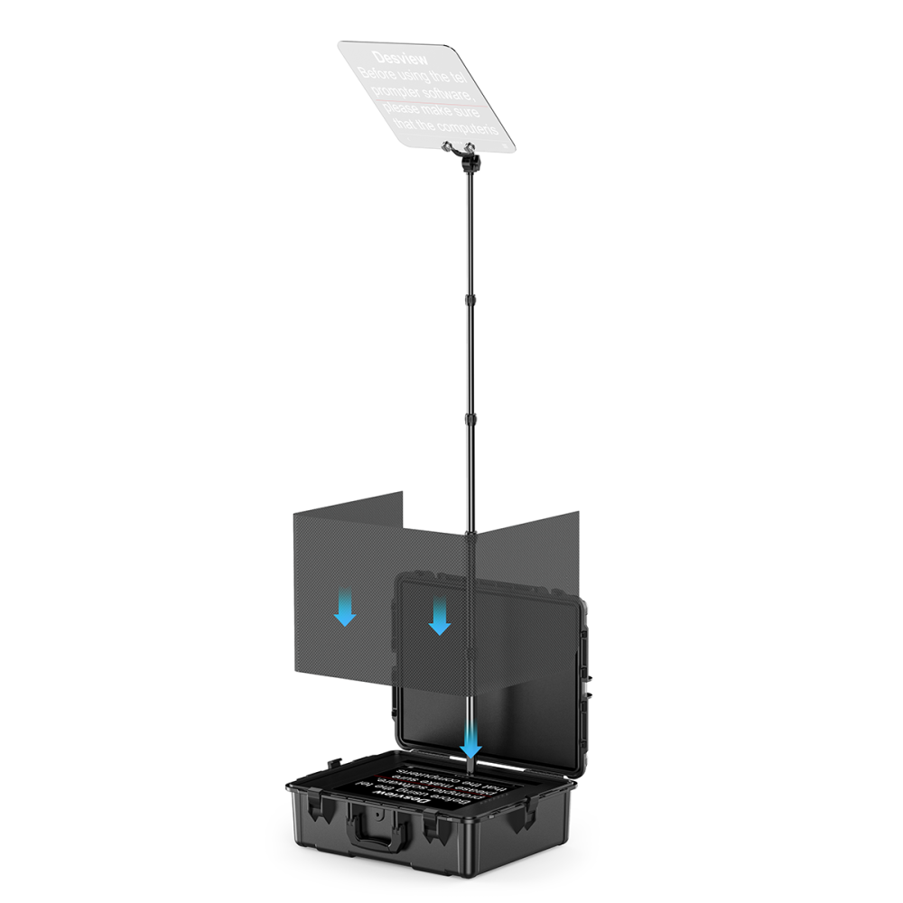 【Desview】TP300 19'' Portable Teleprompter