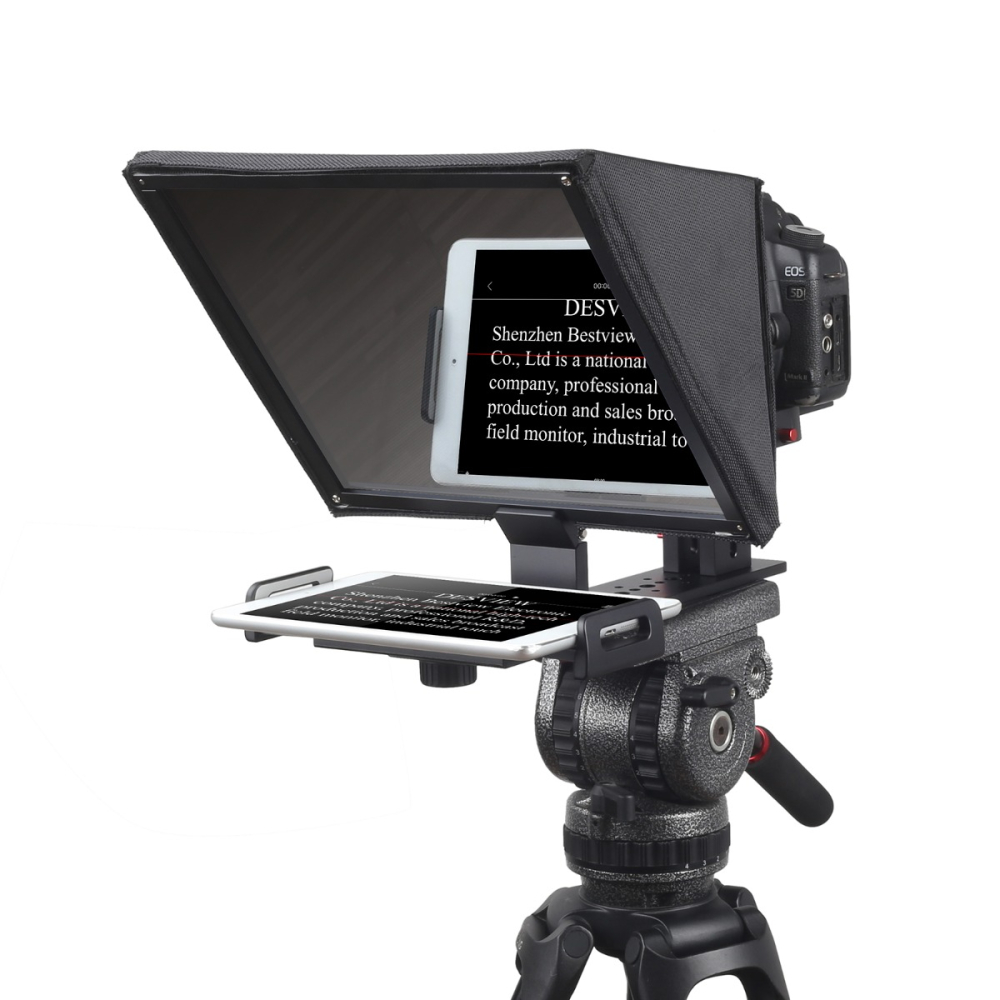 【Desview】T12 Smartphone/tablet Portable Teleprompter