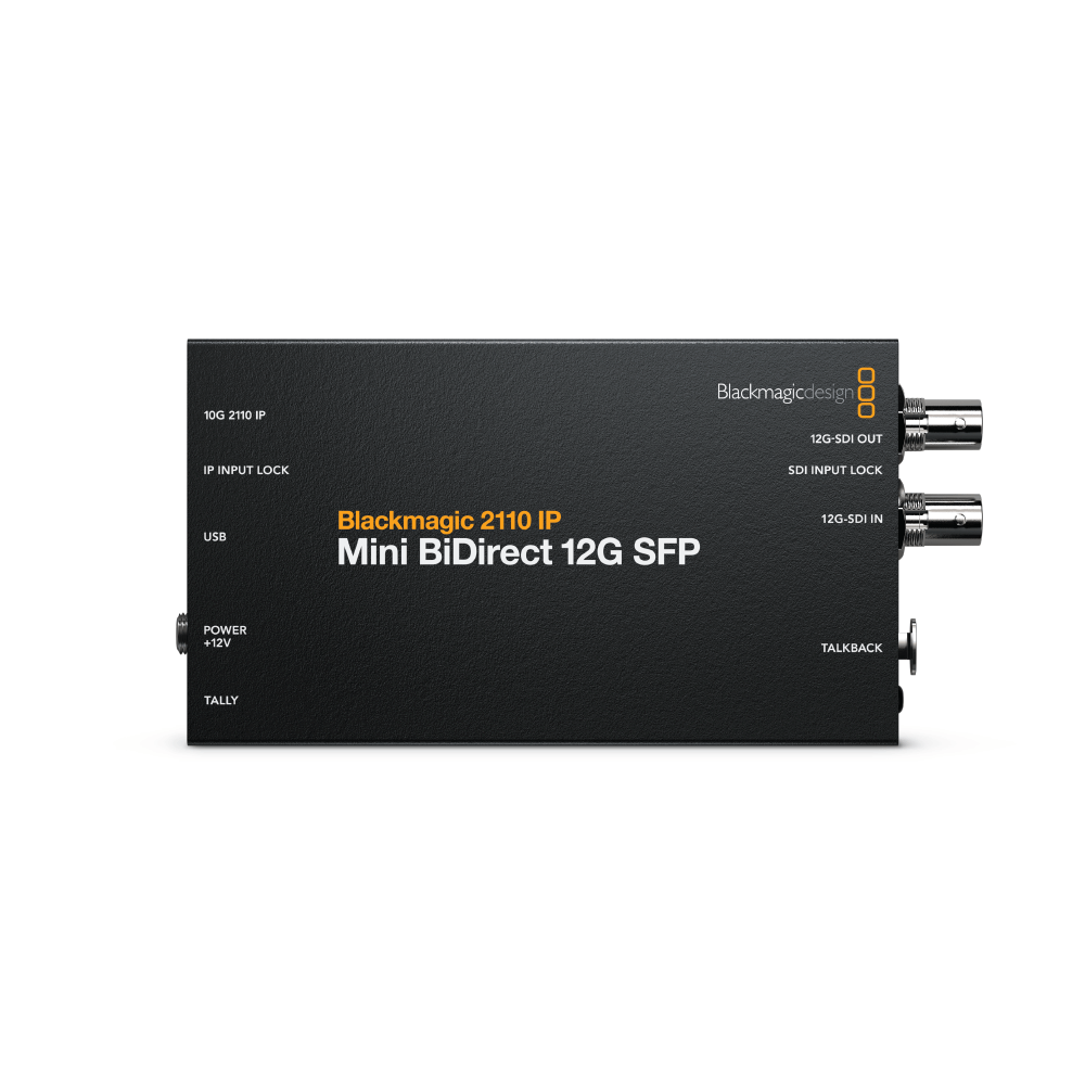 【Blackmagic Design】2110 IP Mini BiDirect 12G SFP