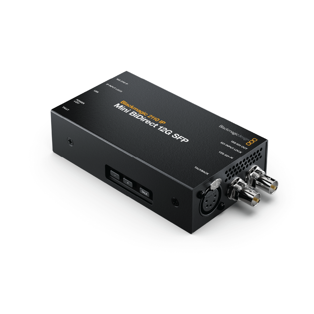 【Blackmagic Design】2110 IP Mini BiDirect 12G SFP