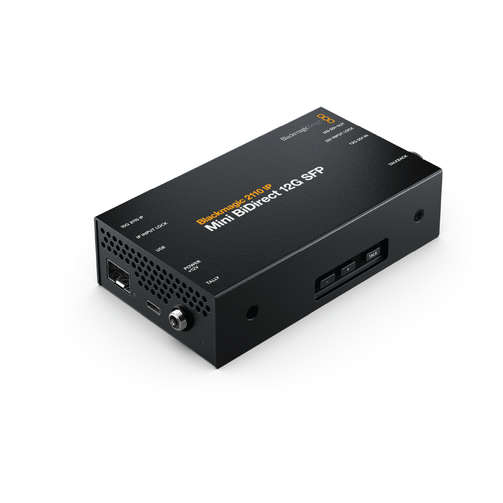 【Blackmagic Design】2110 IP Mini BiDirect 12G SFP