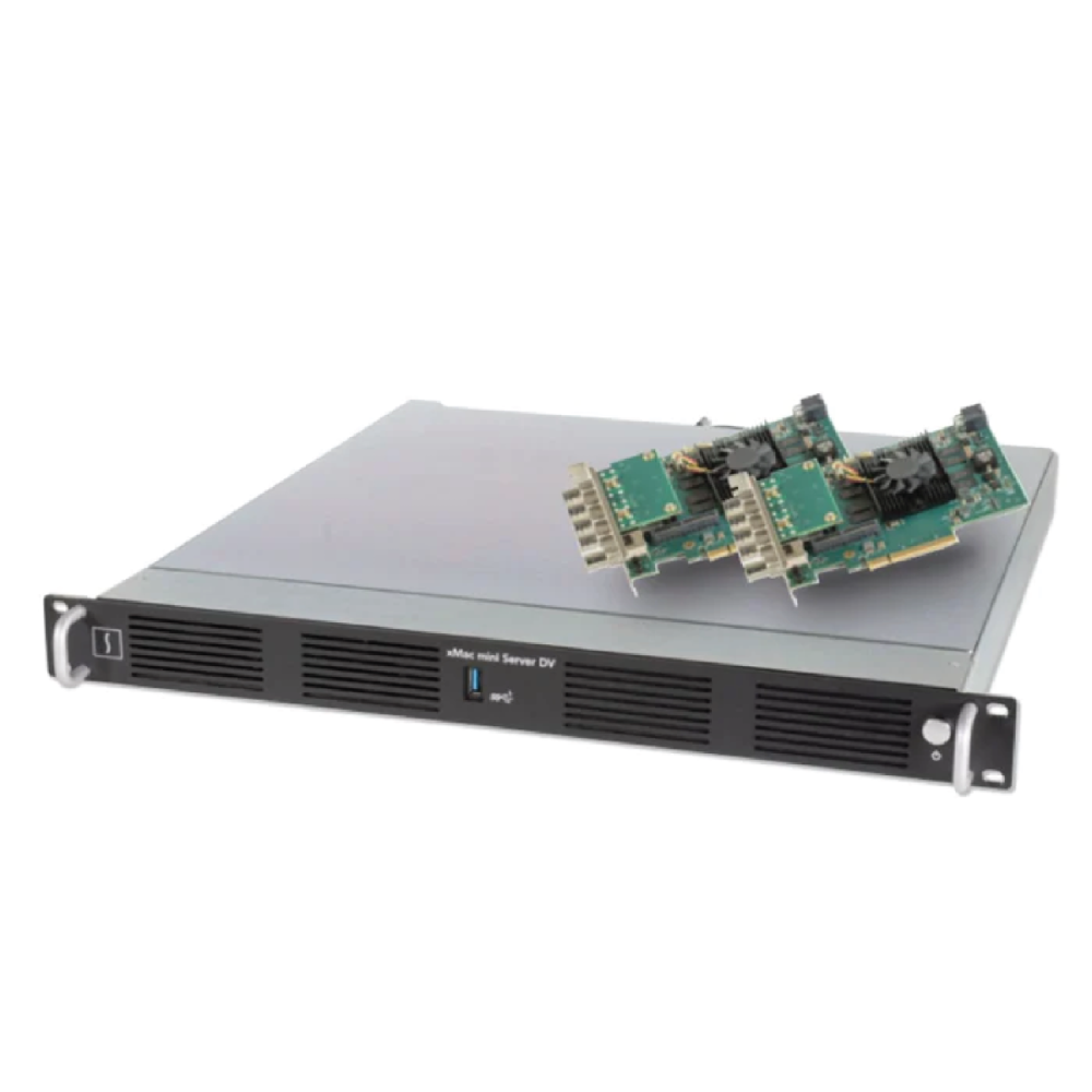 【Sonnet Technologies】xMac Mini Server DV Thunderbolt with Independent Slots to Two TB Ports